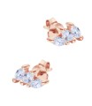 Gorgeous CZ Stone Silver Stud Earring STS-6304